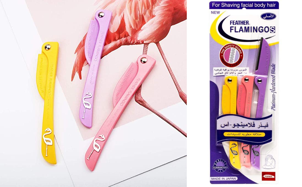 Detail Feather Flamingo Razor Nomer 22