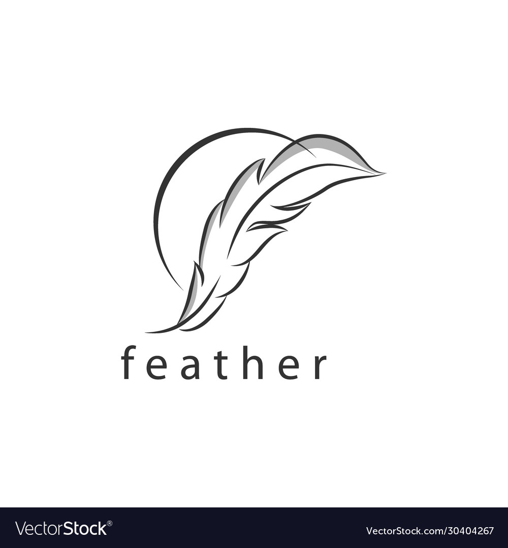 Detail Feather Logo Nomer 38