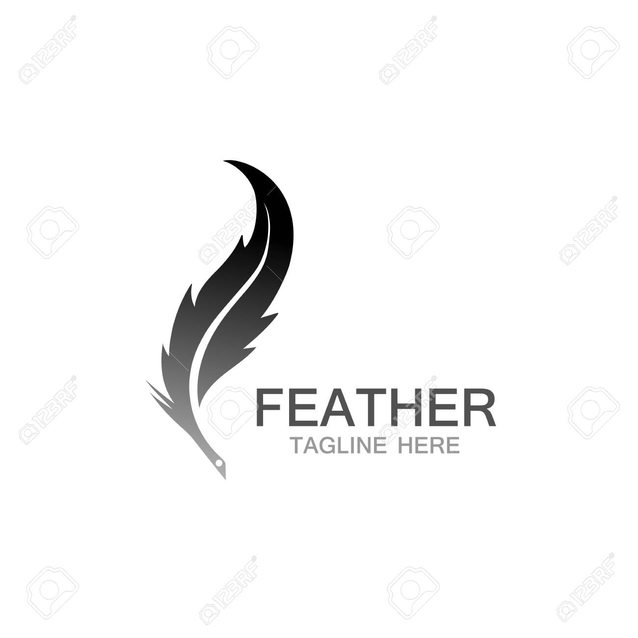 Detail Feather Logo Nomer 48