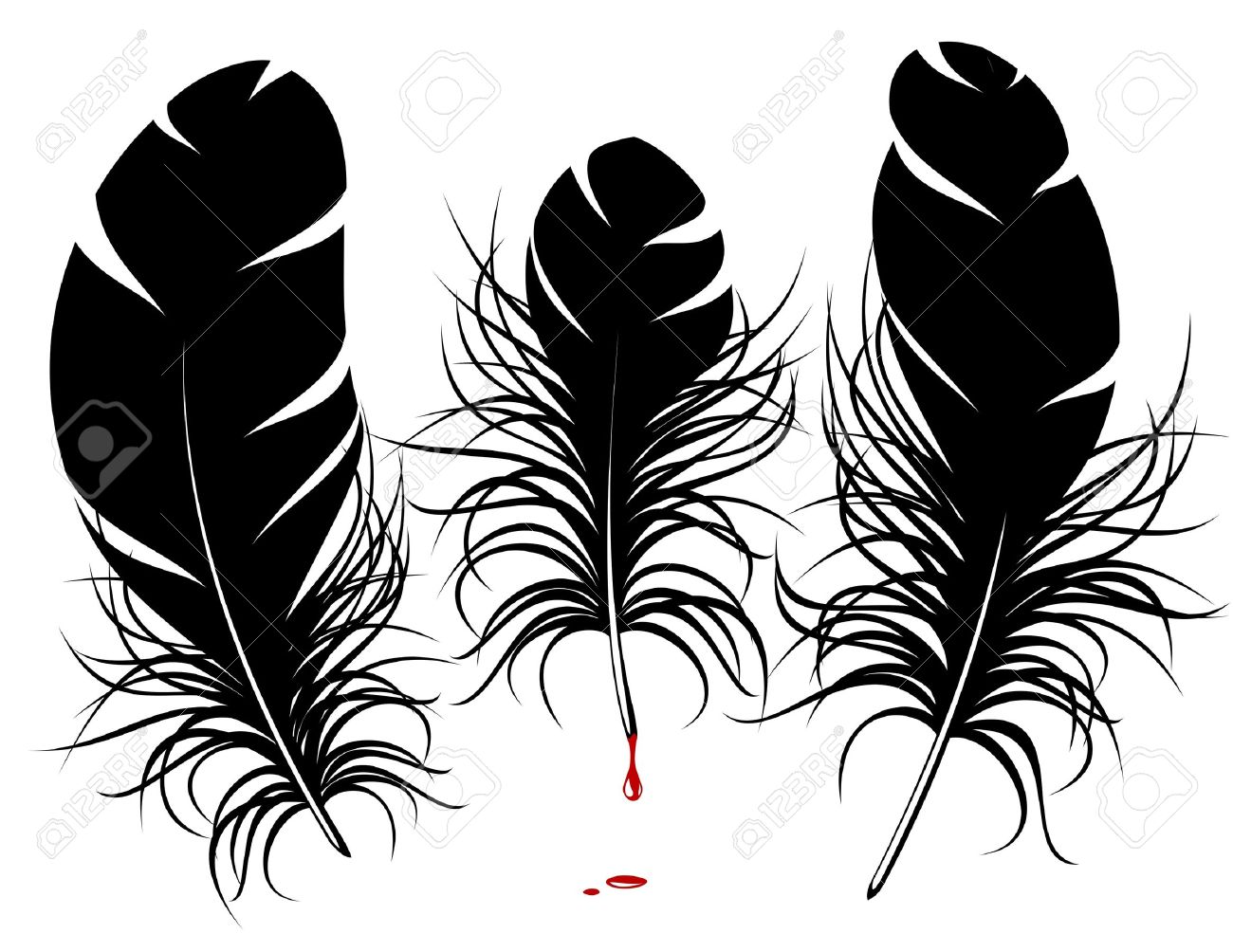 Detail Feather Silhouette Vector Free Nomer 18