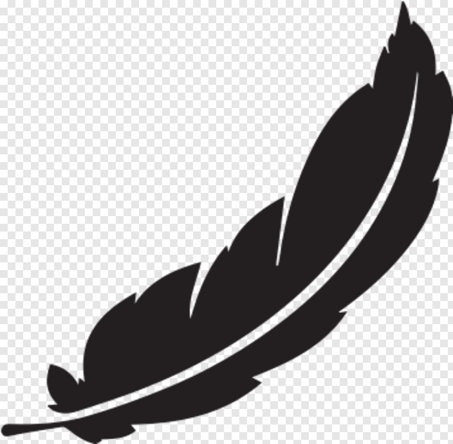 Detail Feather Silhouette Vector Free Nomer 27