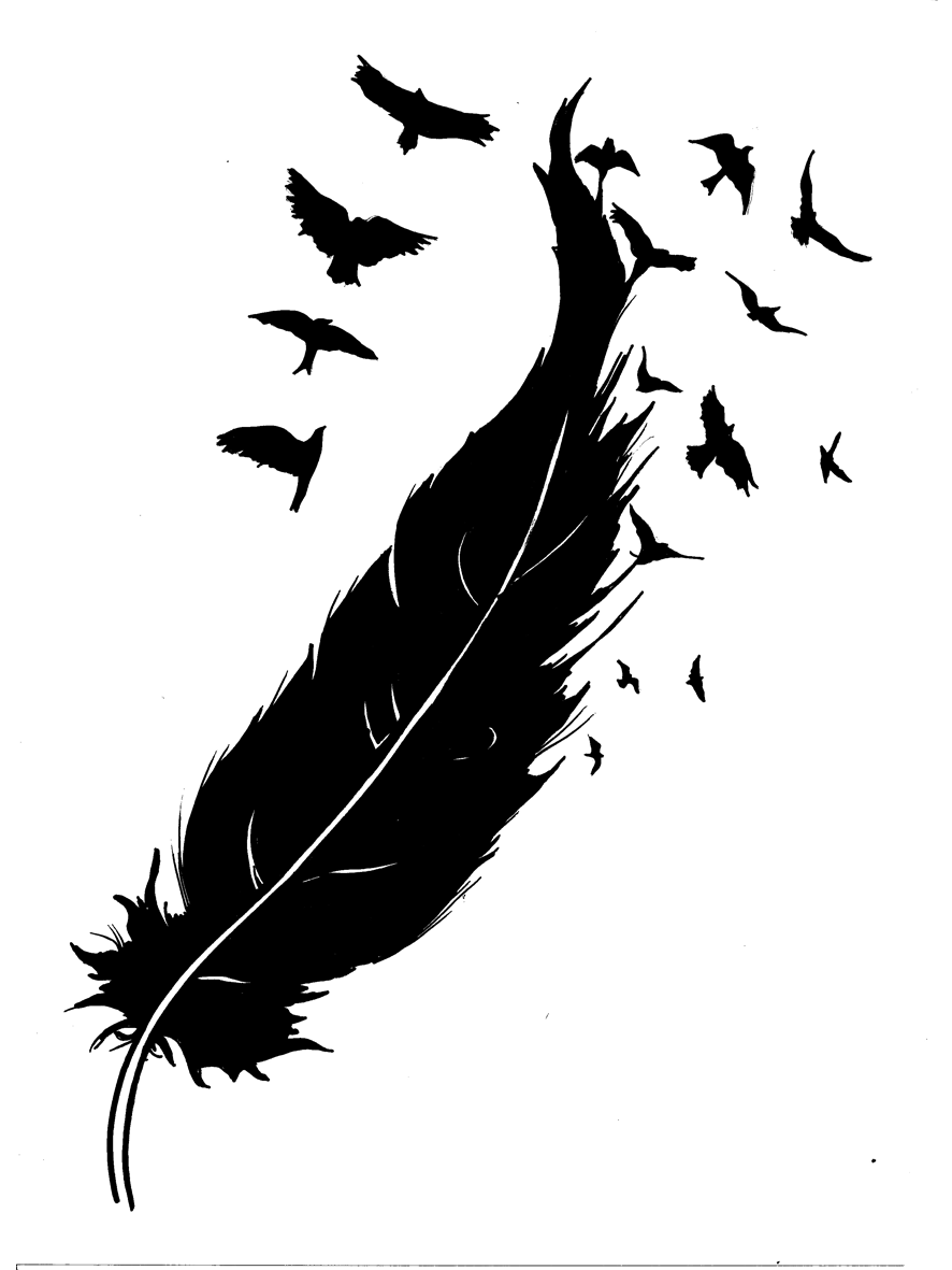 Detail Feather Tattoo Png Nomer 16