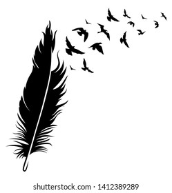 Detail Feather With Birds Clipart Nomer 25