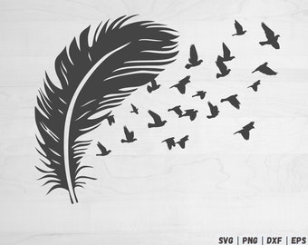 Detail Feather With Birds Clipart Nomer 50