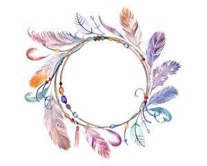 Detail Feather Wreath Clipart Nomer 12