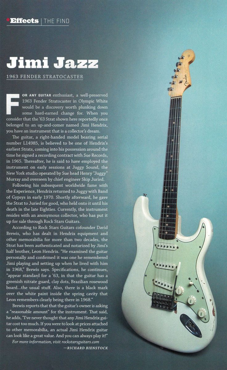Detail Fender Stratocaster Jimi Hendrix Nomer 42