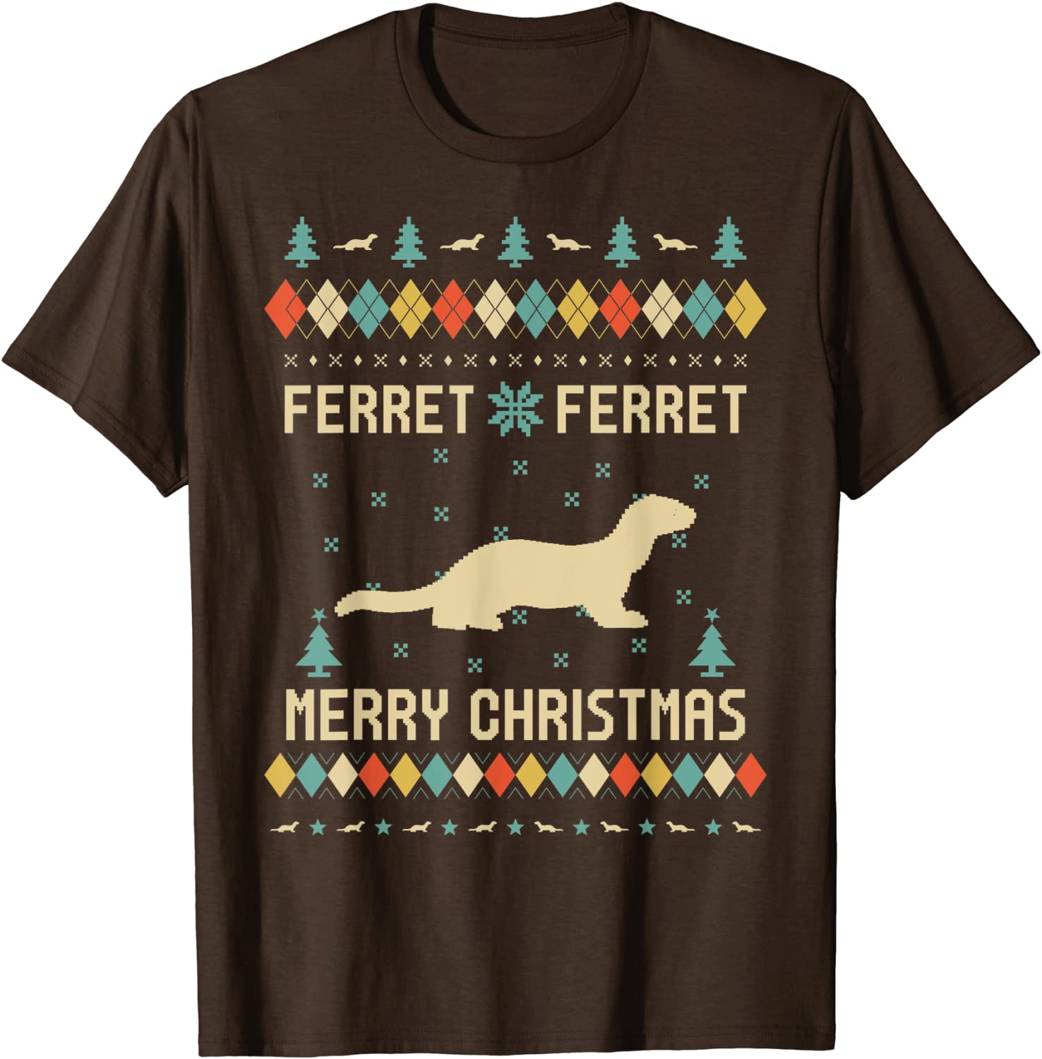 Detail Ferret Christmas Sweater Nomer 14