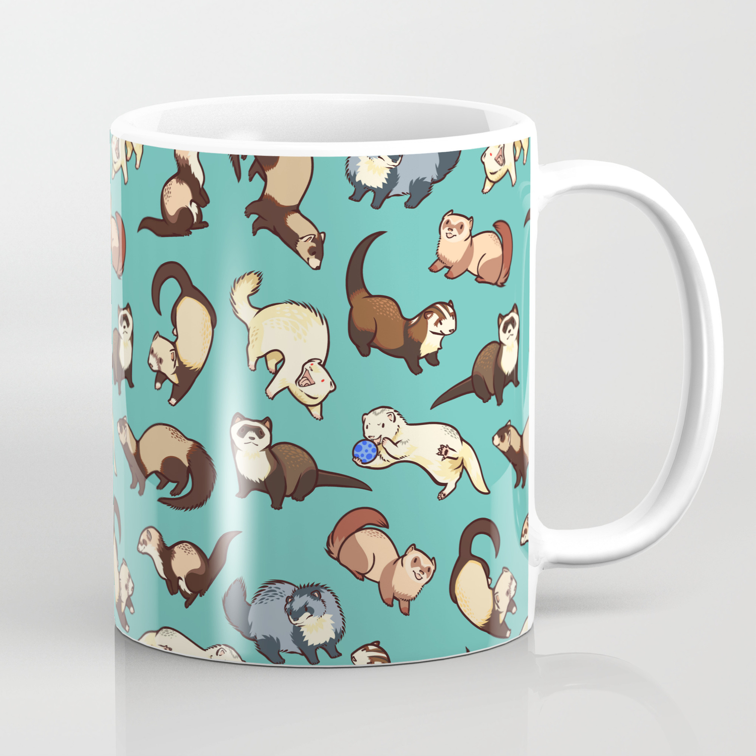 Detail Ferret Mug Nomer 43