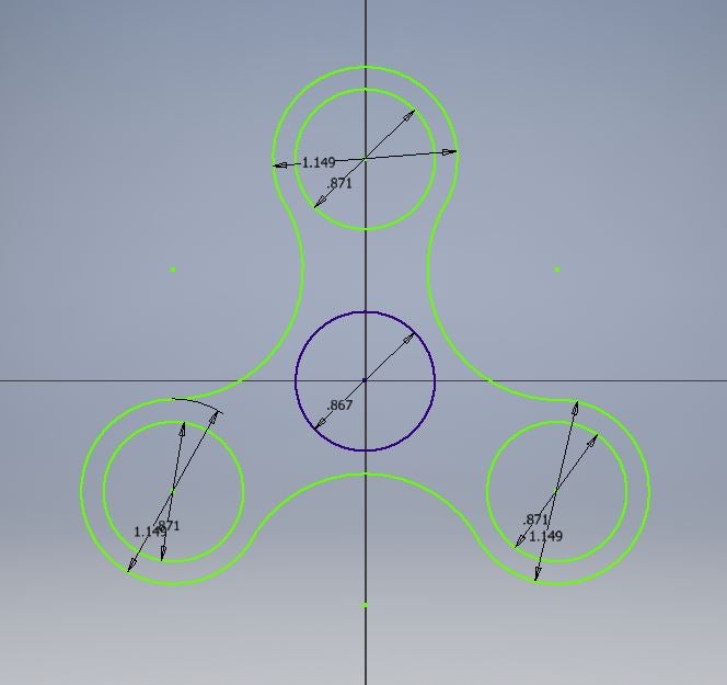 Fidget Spinner Measurements - KibrisPDR