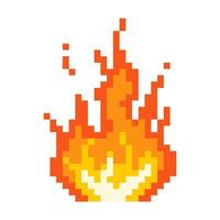 Detail Fire Pixel Art Nomer 18