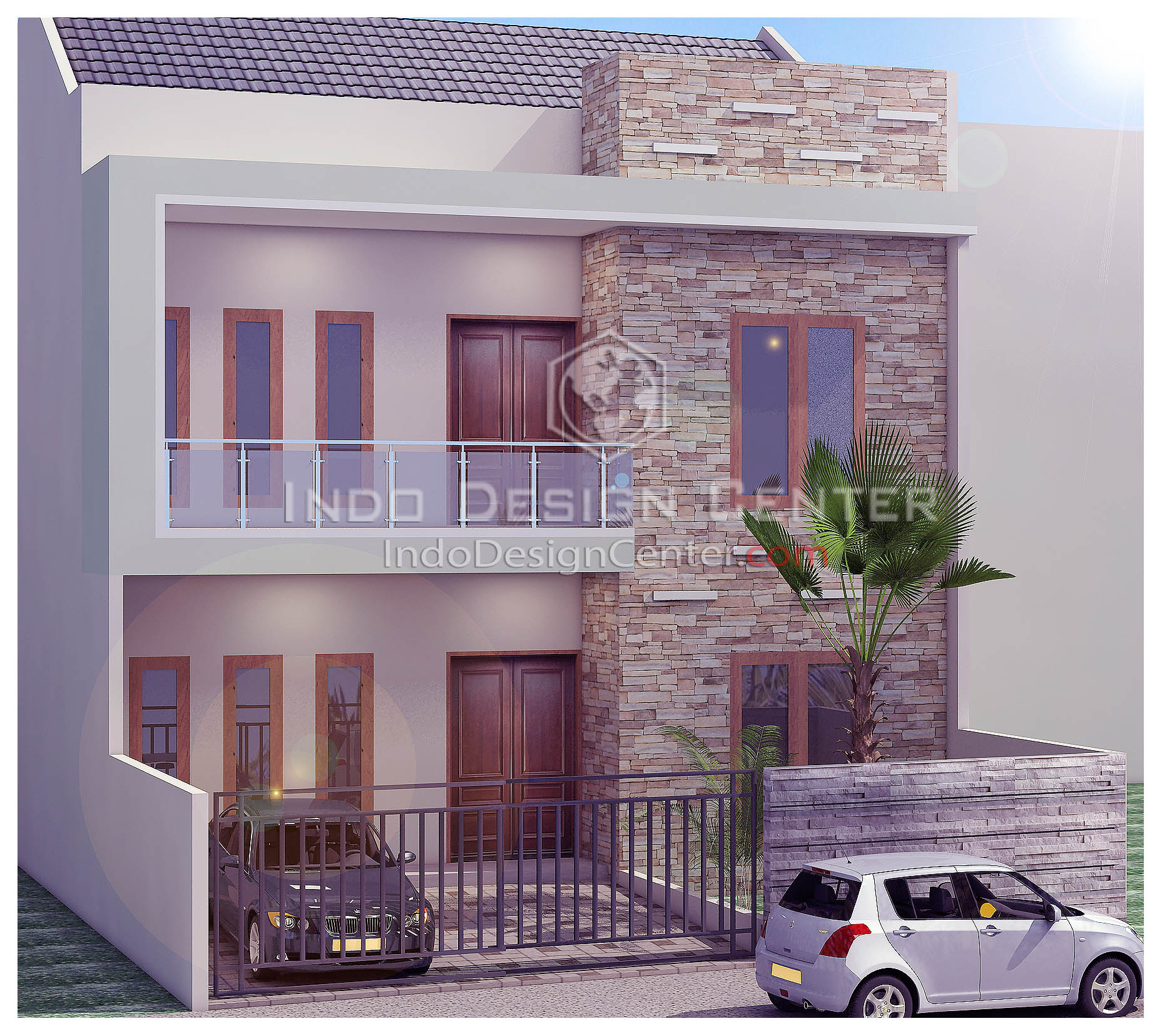 Detail File Gambar Rumah 1 Lantai Dan 2 Lantai Format Acad Nomer 43