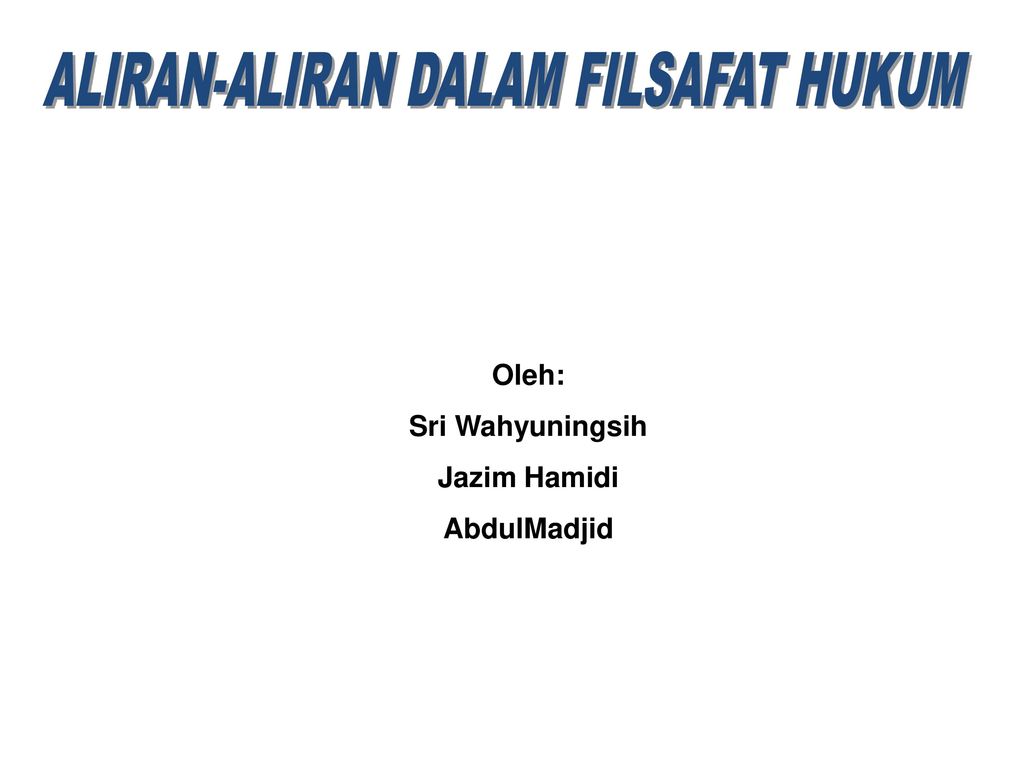 Detail Filsafat Hukum Ppt Nomer 18