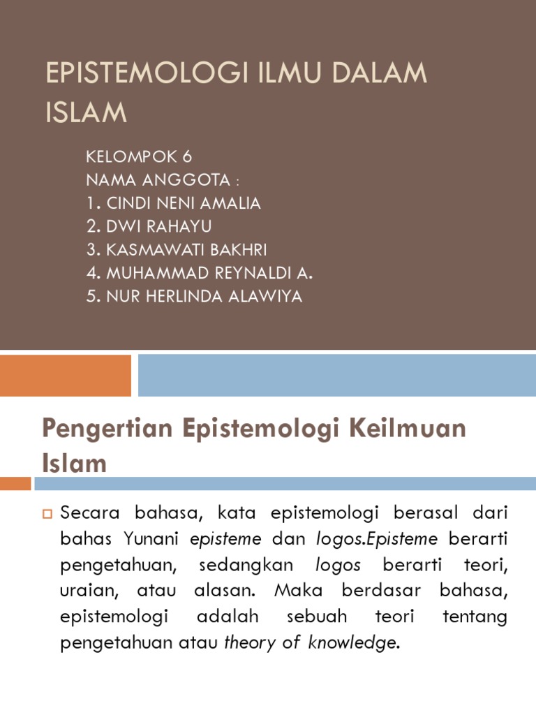 Detail Filsafat Islam Ppt Nomer 36