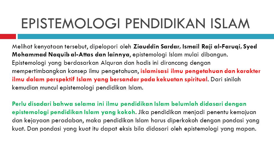 Detail Filsafat Pendidikan Islam Ppt Nomer 18