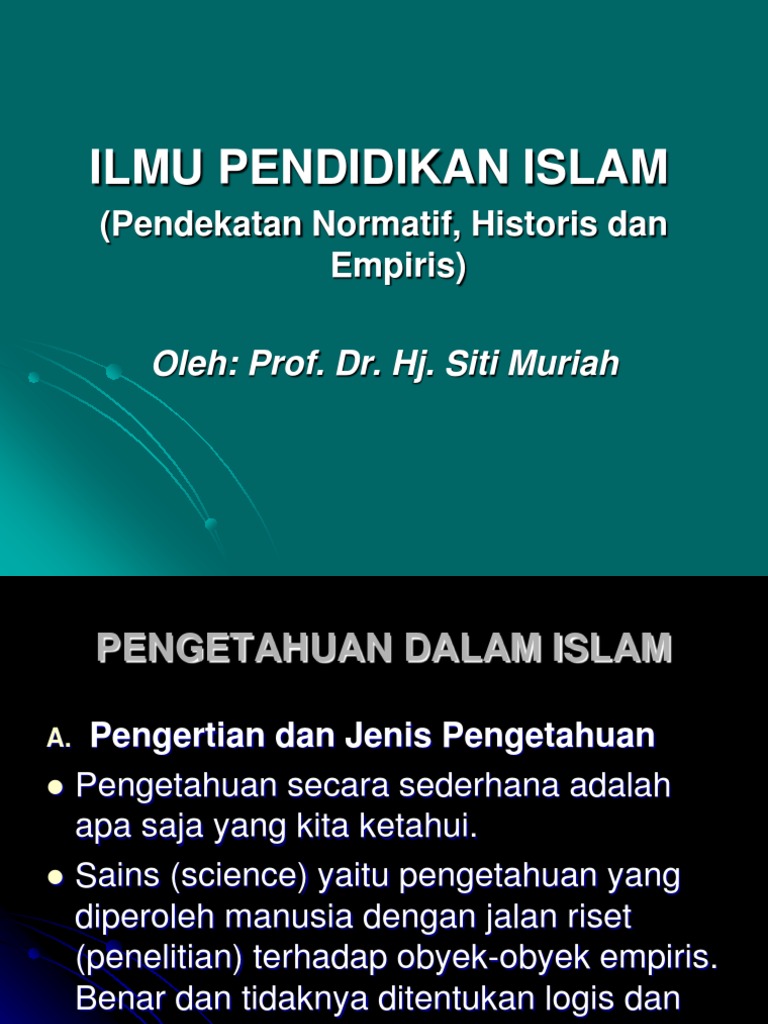 Detail Filsafat Pendidikan Islam Ppt Nomer 33