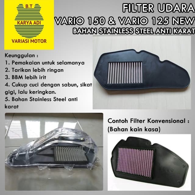 Detail Filter Udara Vario Nomer 29