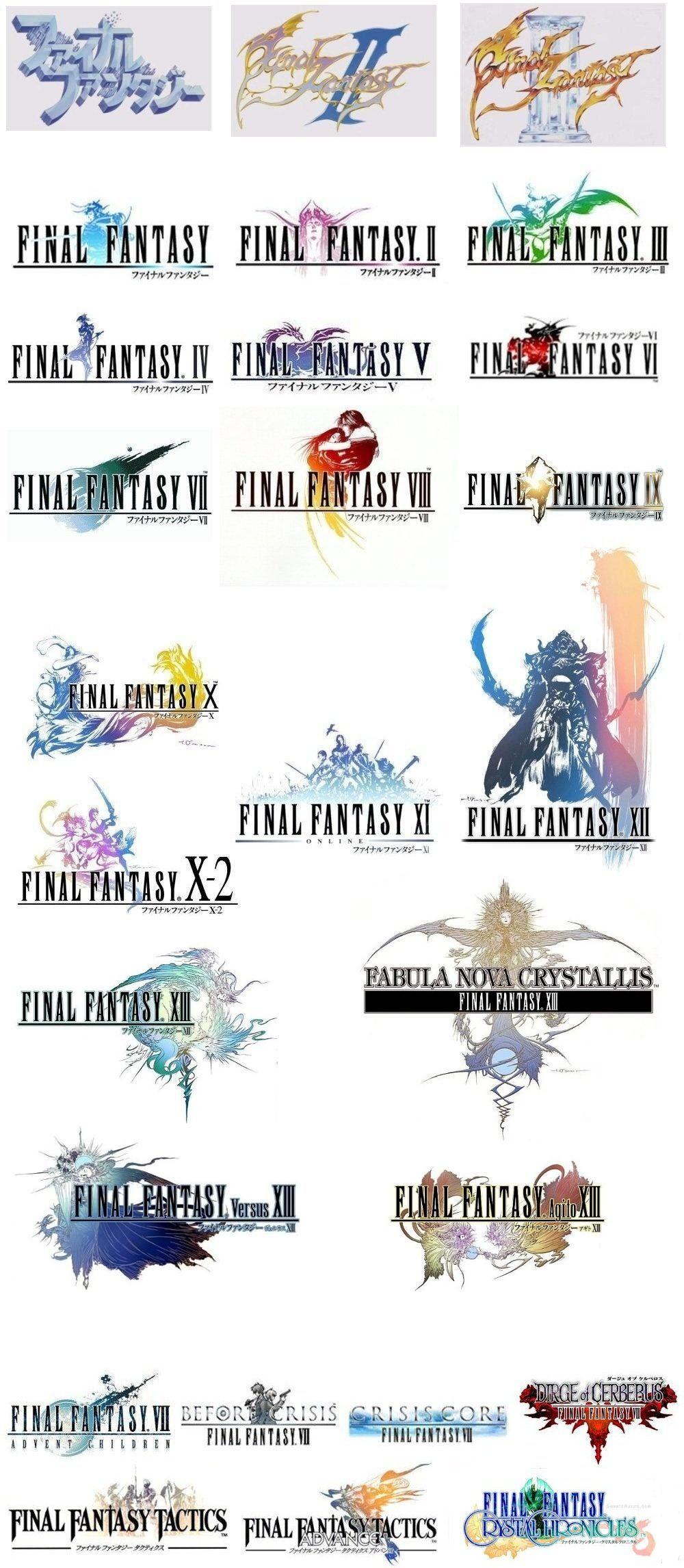 Detail Final Fantasy Logo Design Nomer 38