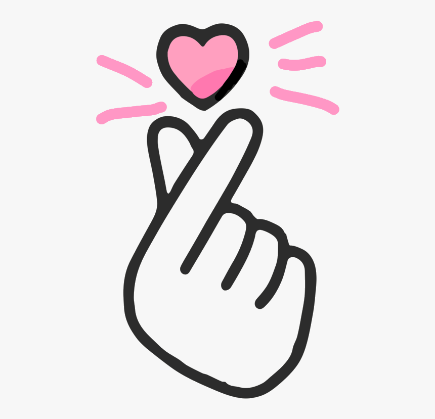 Detail Finger Heart Png Nomer 2