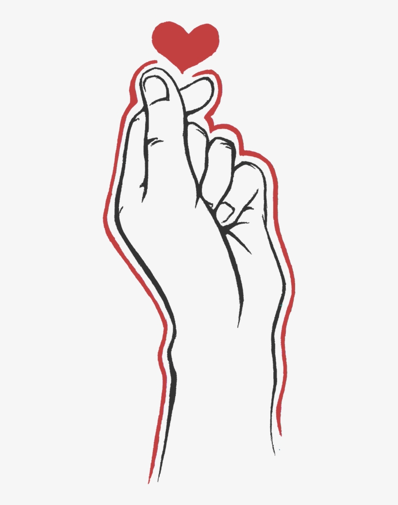 Detail Finger Heart Png Nomer 23