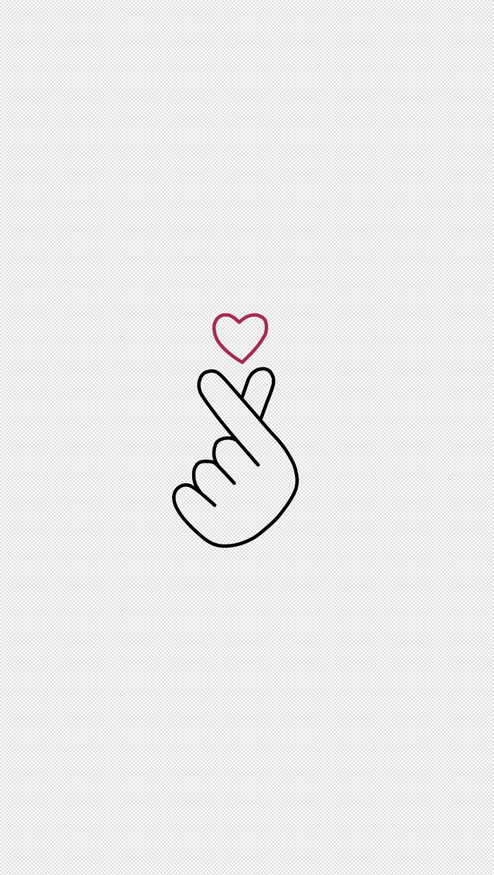 Detail Finger Heart Png Nomer 46