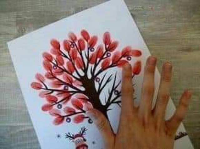 Detail Finger Painting Bunga Nomer 12