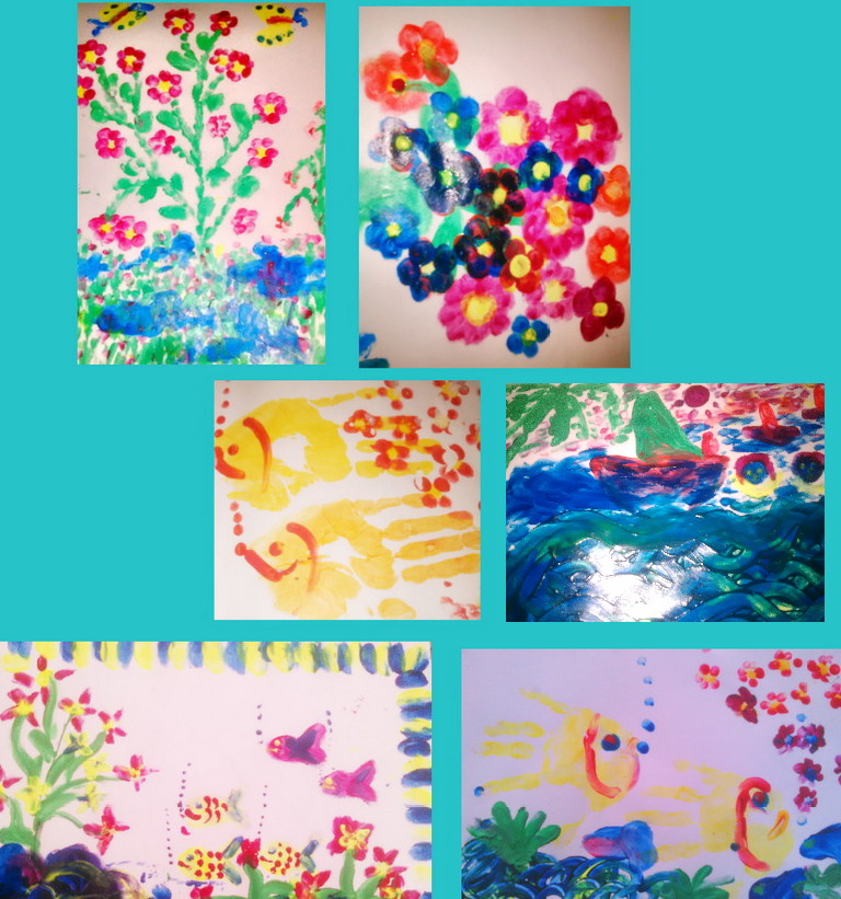 Detail Finger Painting Bunga Nomer 35