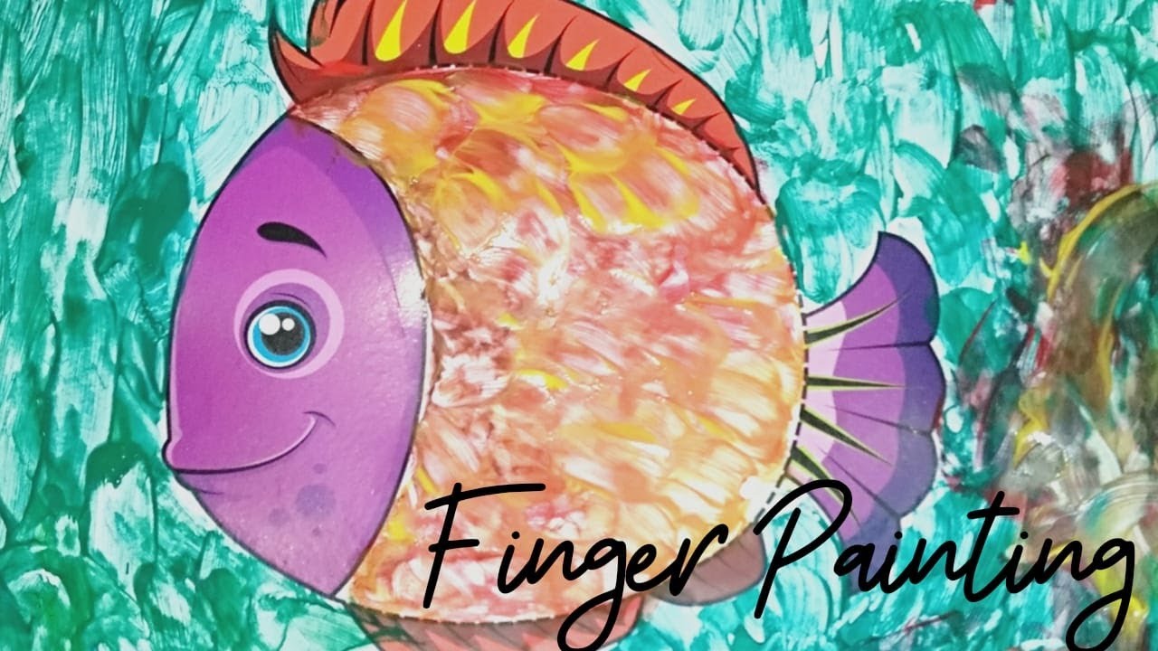 Detail Finger Painting Gambar Ikan Nomer 2