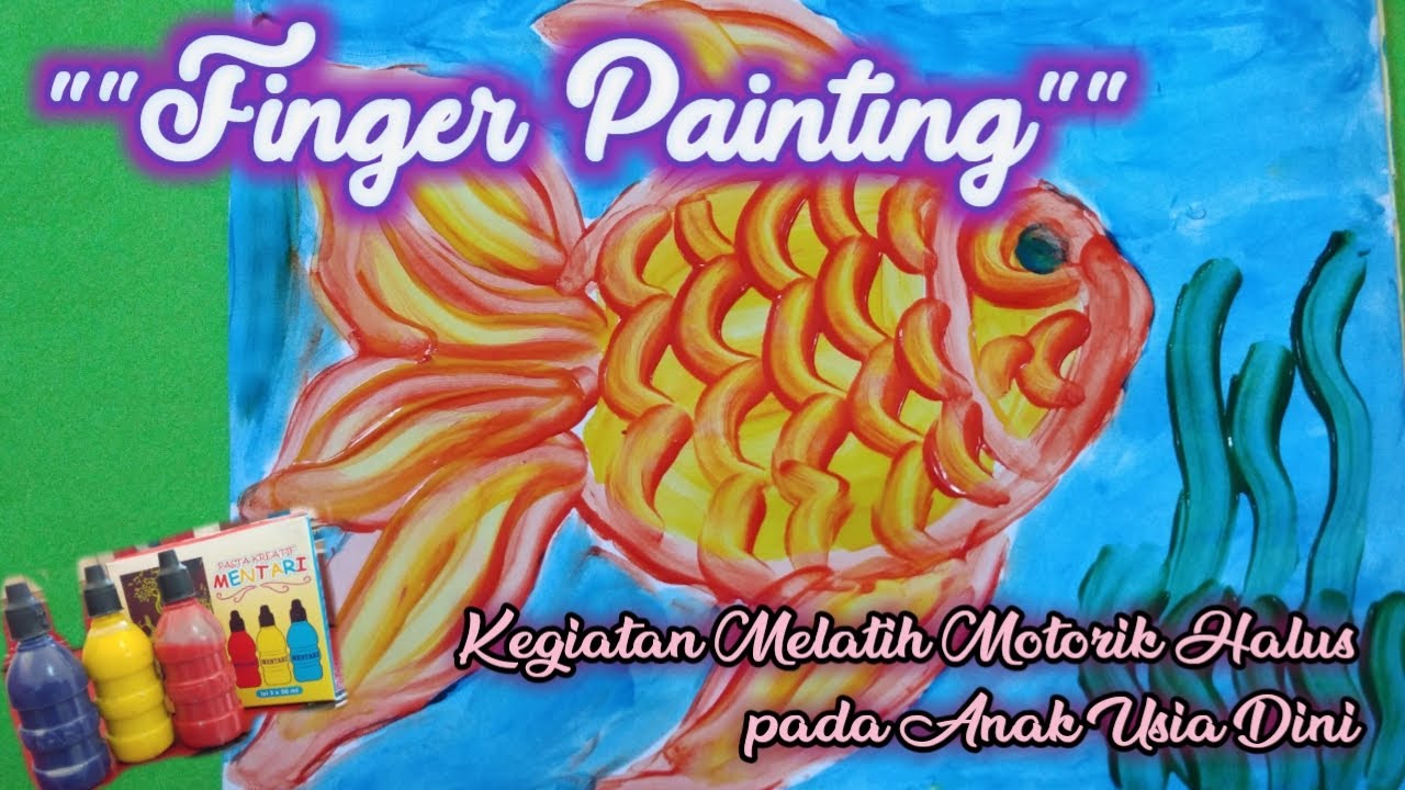 Detail Finger Painting Gambar Ikan Nomer 3