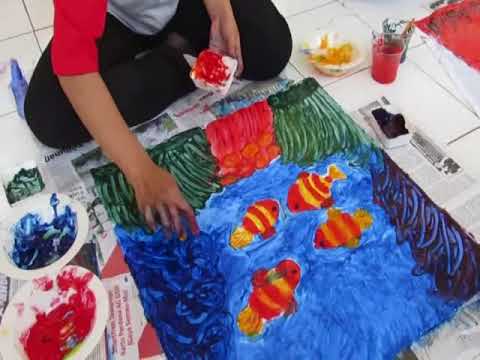 Detail Finger Painting Gambar Ikan Nomer 24