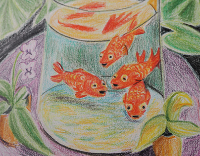 Detail Finger Painting Gambar Ikan Nomer 39