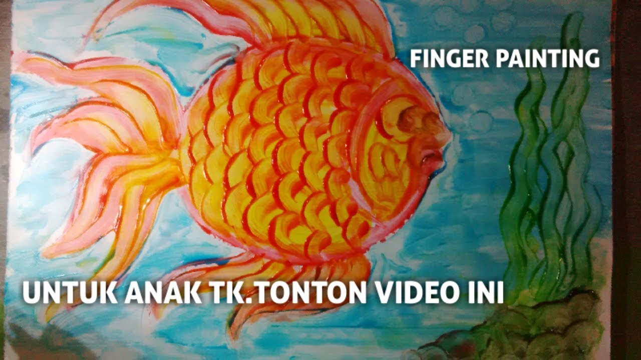 Detail Finger Painting Gambar Ikan Nomer 6