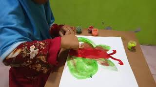 Detail Finger Painting Kupu Kupu Nomer 4