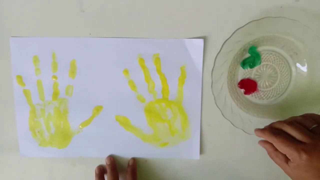 Detail Finger Painting Lukisan Menggunakan Alat Cetak Nomer 31