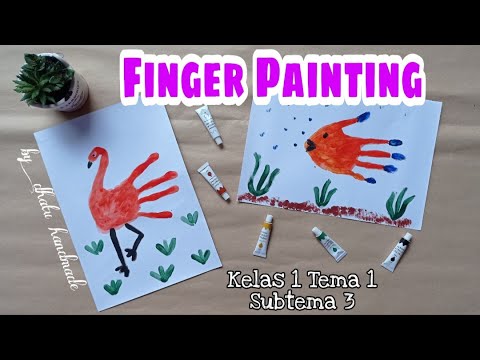 Finger Painting Tema Binatang - KibrisPDR