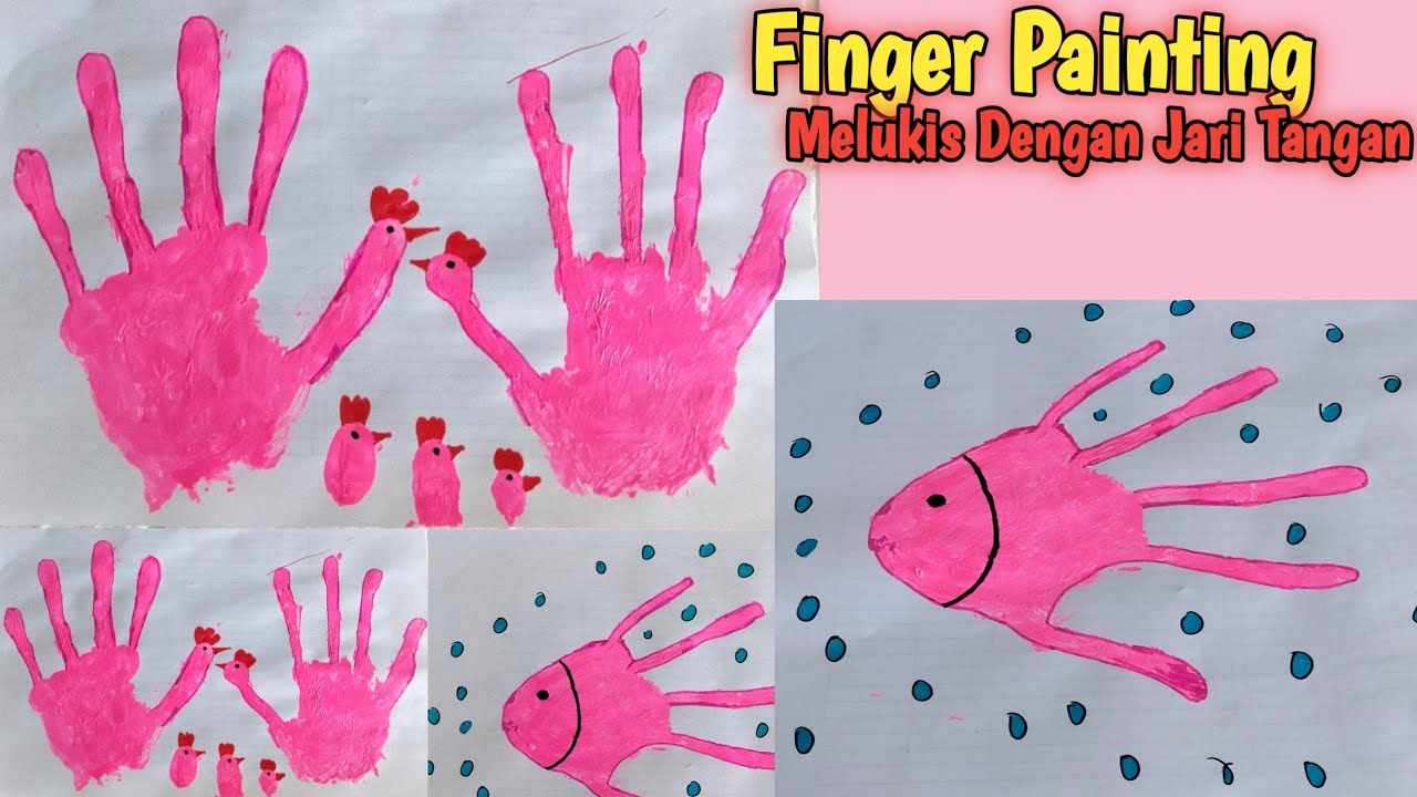 Detail Finger Painting Tema Binatang Nomer 3