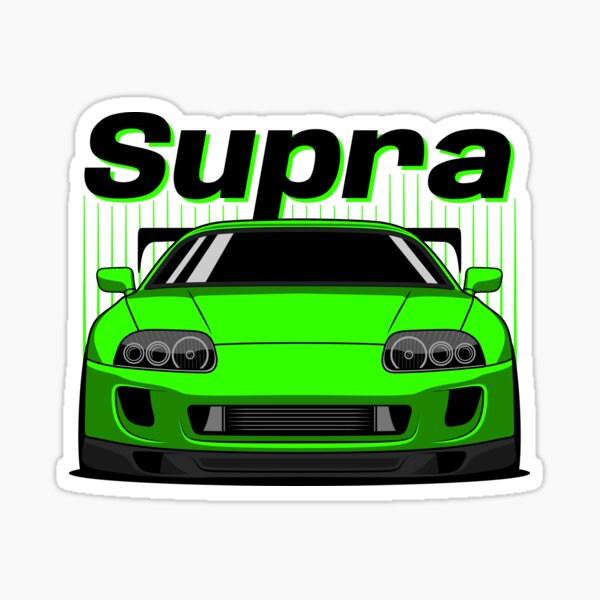 Detail Toyota Supra Mk4 Sticker Nomer 3