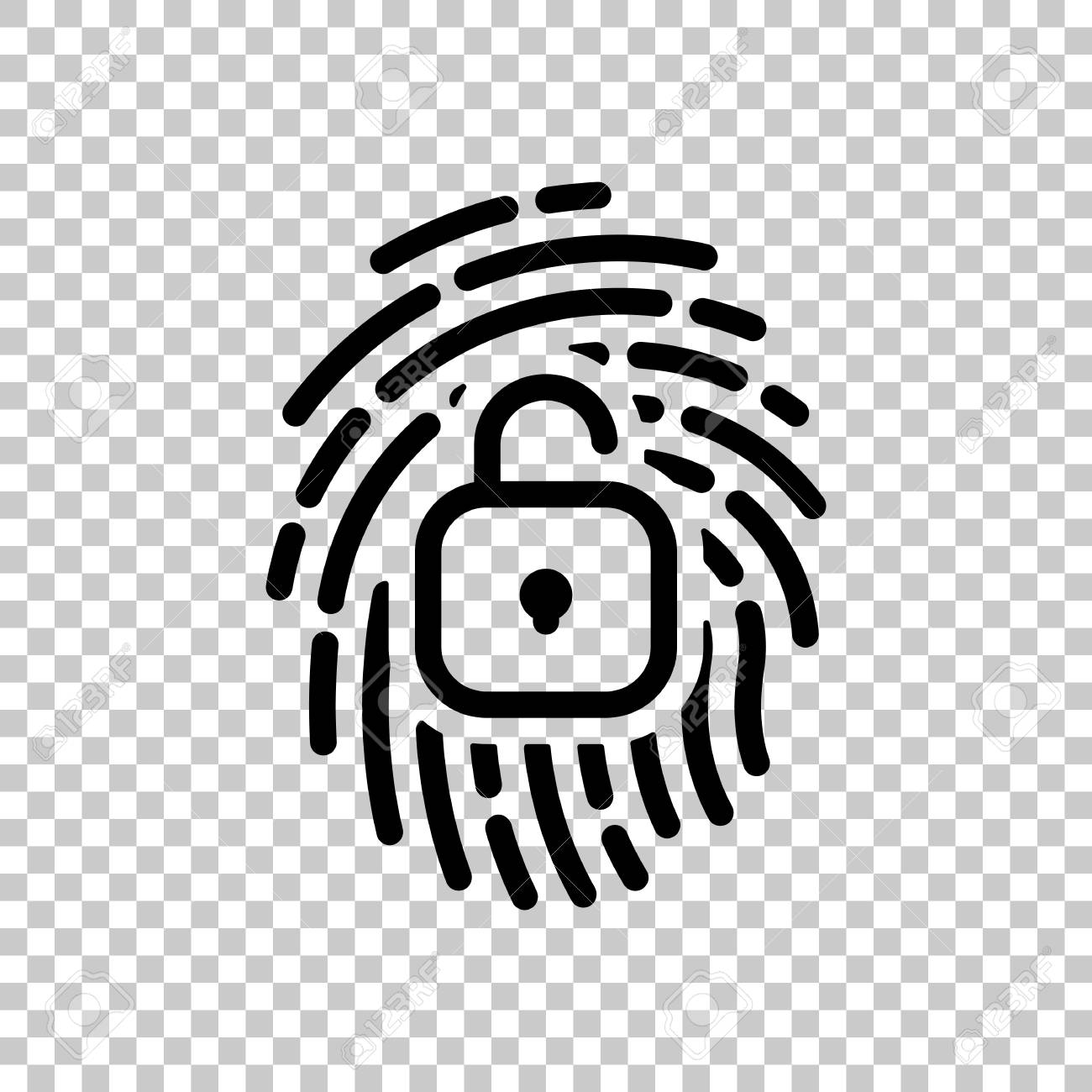 Detail Fingerprint Transparent Nomer 50