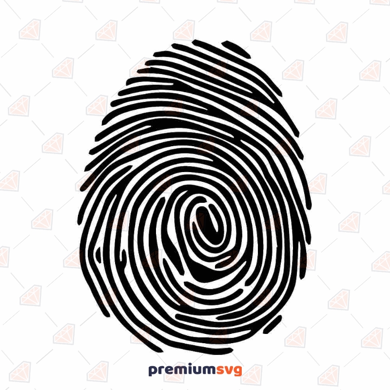 Detail Fingerprint Vector Png Nomer 20