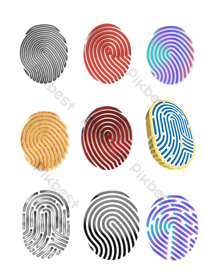 Detail Fingerprint Vector Png Nomer 51