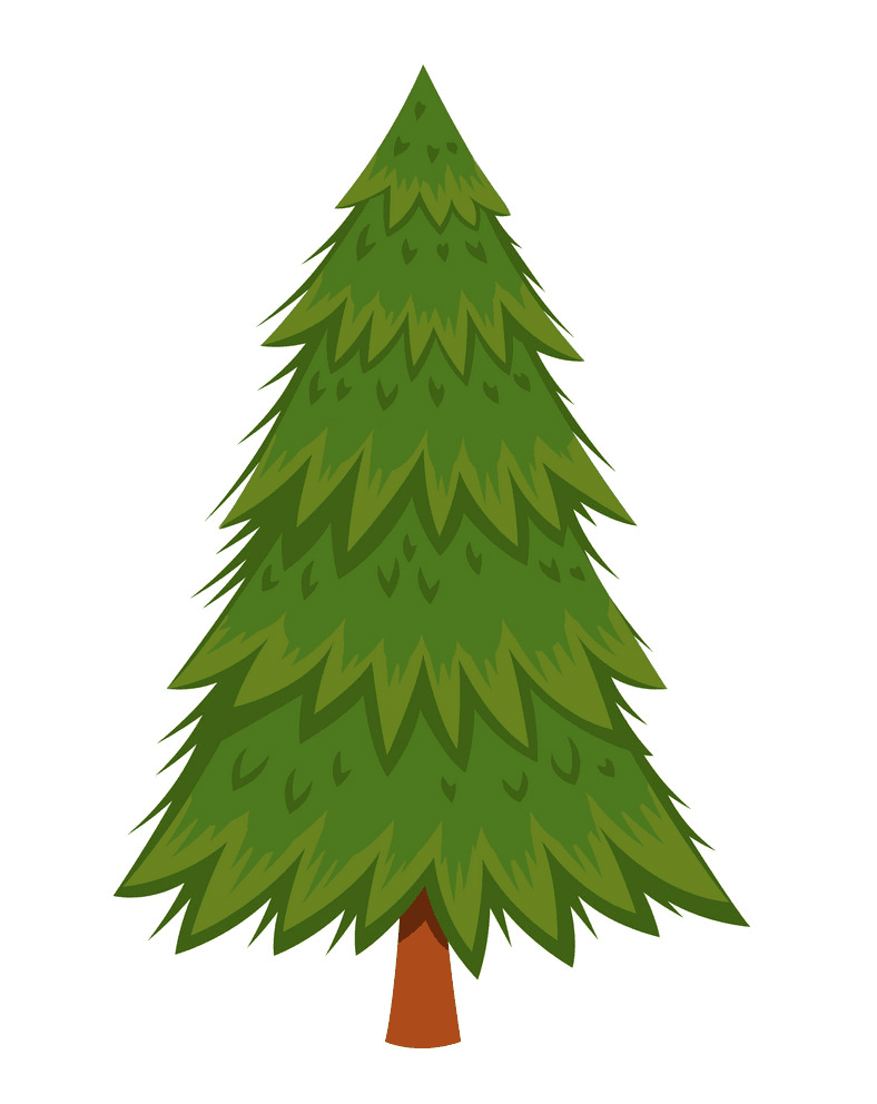 Detail Fir Tree Clipart Nomer 4