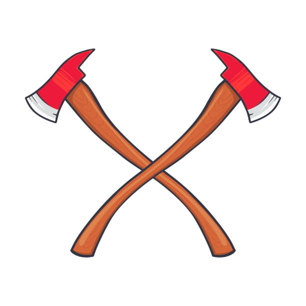 Detail Fire Axe Clipart Nomer 2