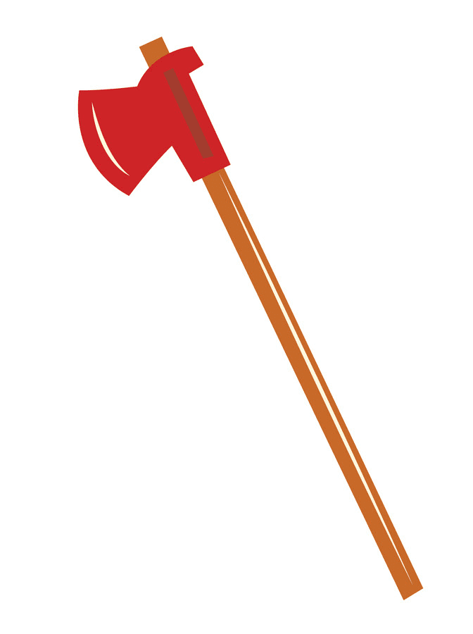 Detail Fire Axe Clipart Nomer 30