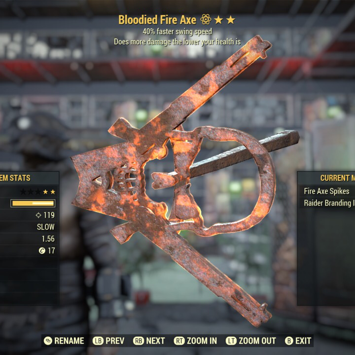 Detail Fire Axe Fallout 76 Nomer 17