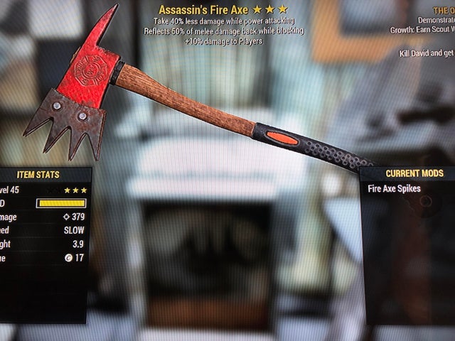 Detail Fire Axe Fallout 76 Nomer 18