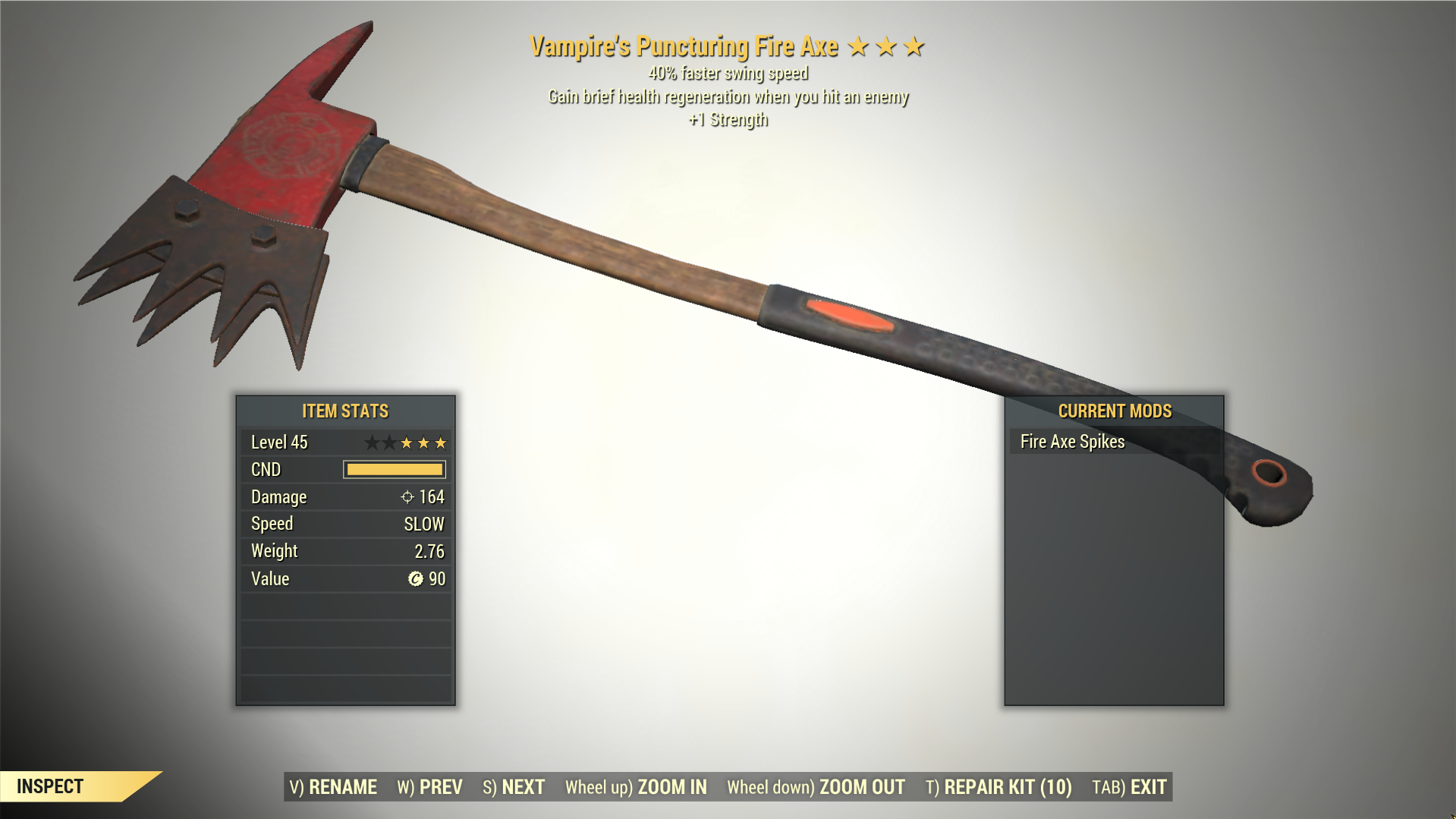 Detail Fire Axe Fallout 76 Nomer 8