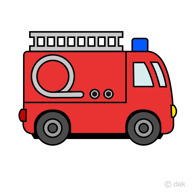 Detail Fire Engine Clipart Nomer 10