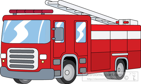 Detail Fire Engine Clipart Nomer 13