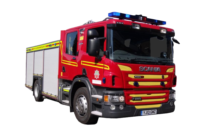 Detail Fire Engine Clipart Nomer 16