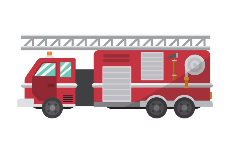 Detail Fire Engine Clipart Nomer 20