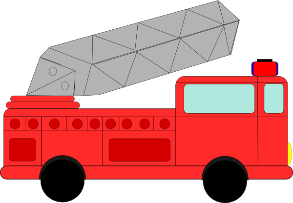 Detail Fire Engine Clipart Nomer 37